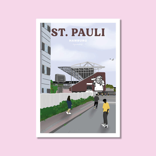 Heimatposter St.Pauli Hamburg