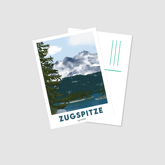 Postkarte Zugspitze