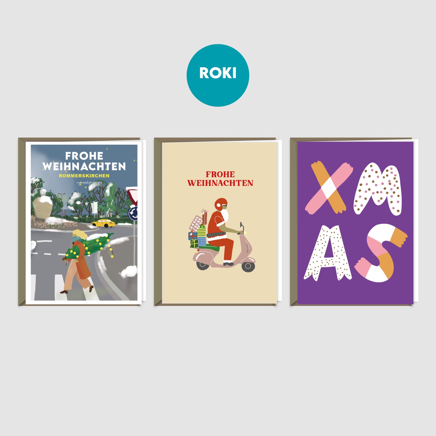 Weihnachtskarten Set