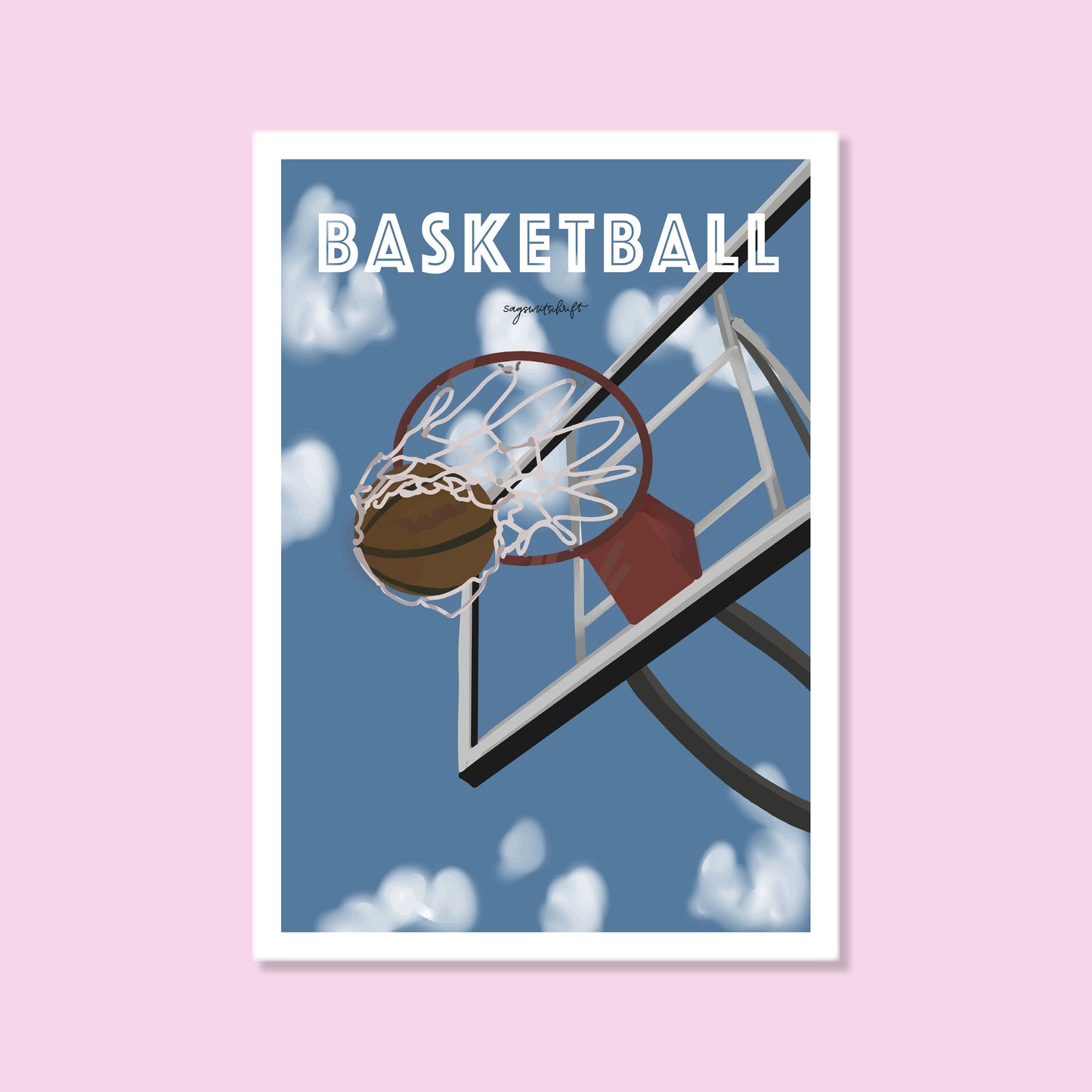 Leidenschaftsposter Basketball