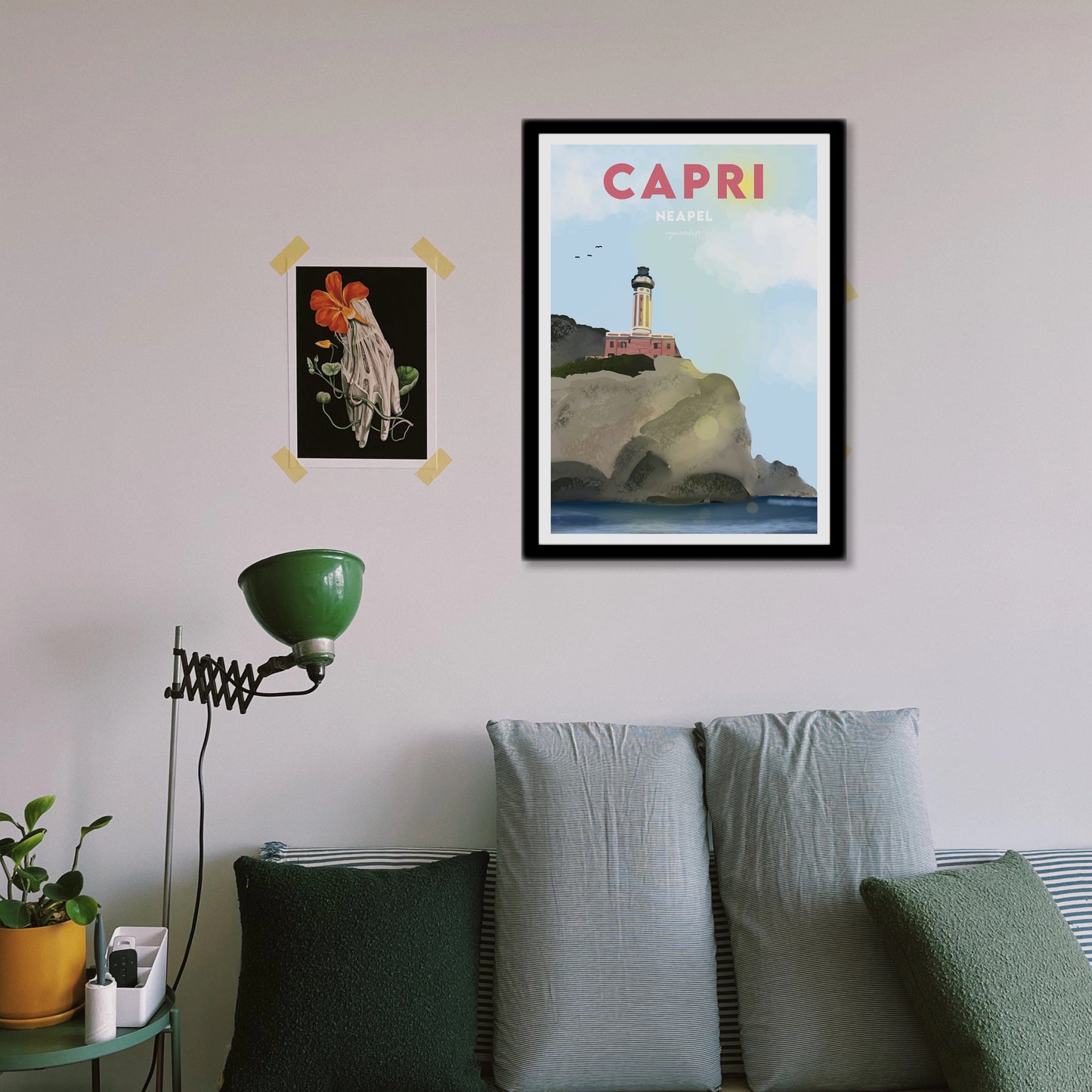 Heimatposter Capri Neapel