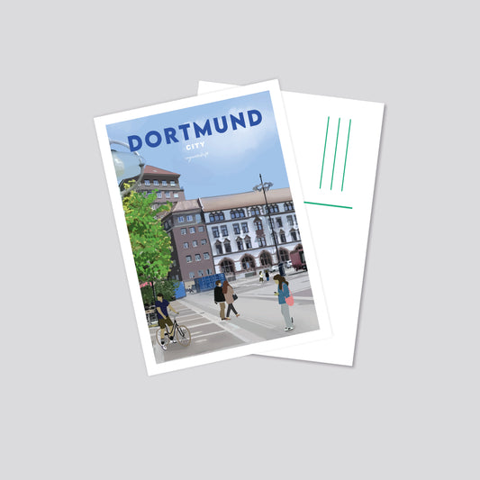 Postkarte Dortmund City