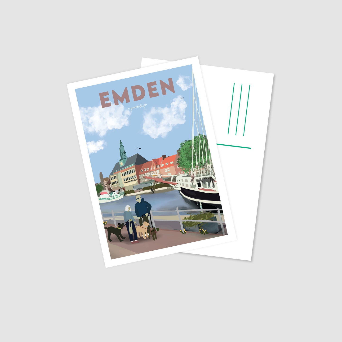 Postkarte Emden