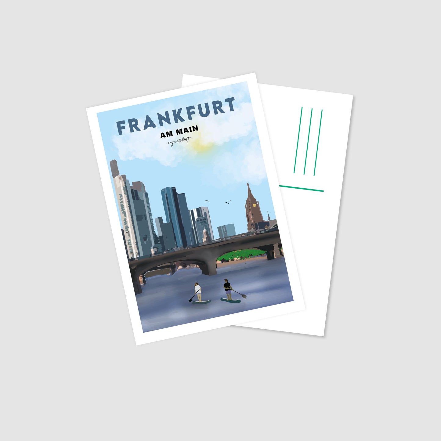 Postkarte Frankfurt