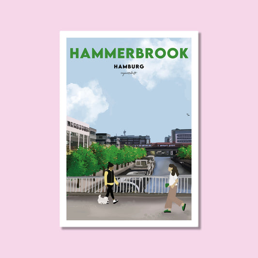 Heimatposter Hammerbrook Hamburg