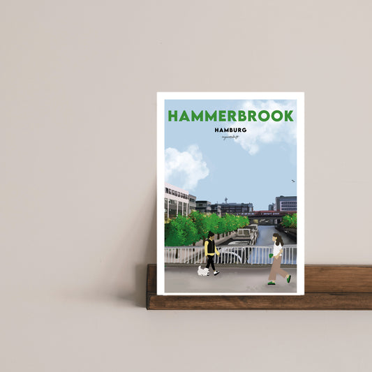 Heimatposter Hammerbrook Hamburg