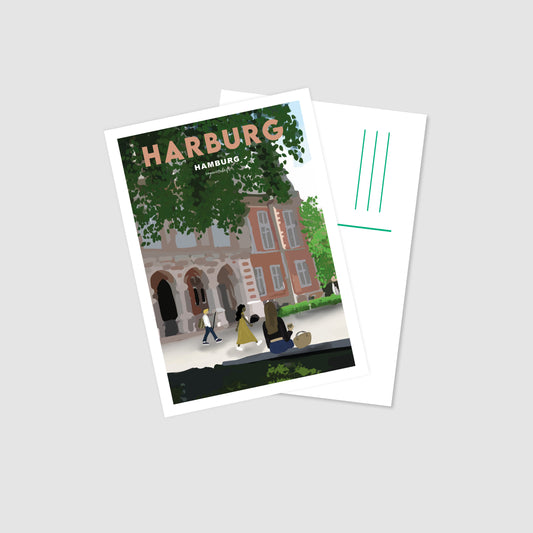 Postkarte Harburg Hamburg