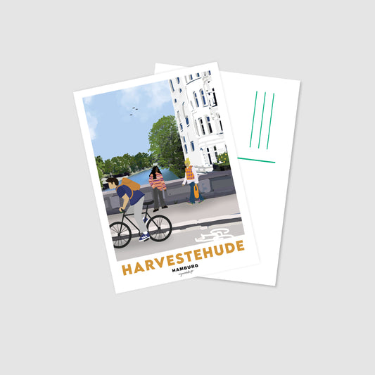 Postkarte Havestehude Hamburg