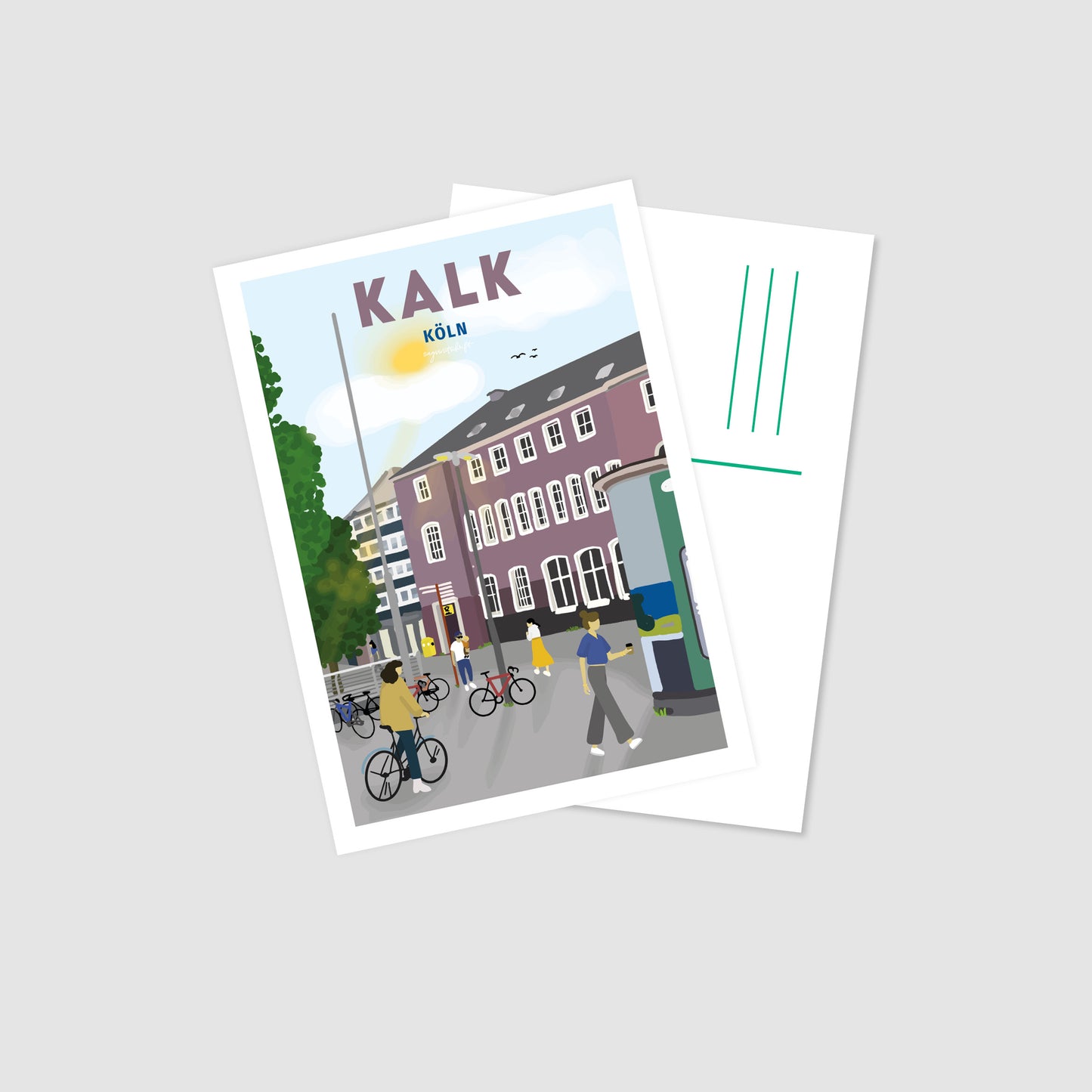Postkarte Kalk Köln