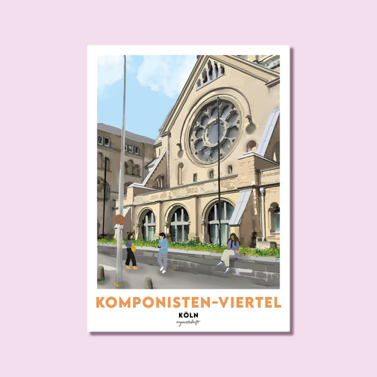 Heimatposter Komponisten- Viertel Köln