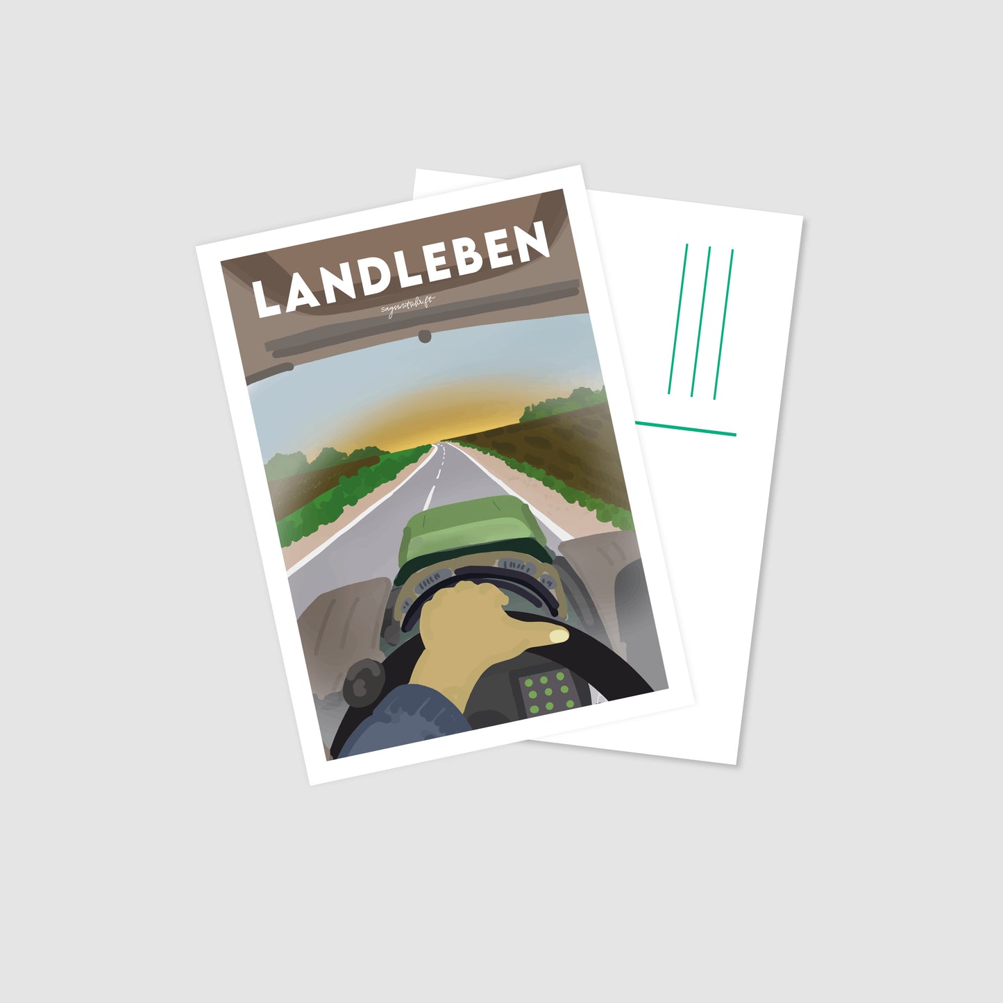 Leidenschaftspostkarte Landleben