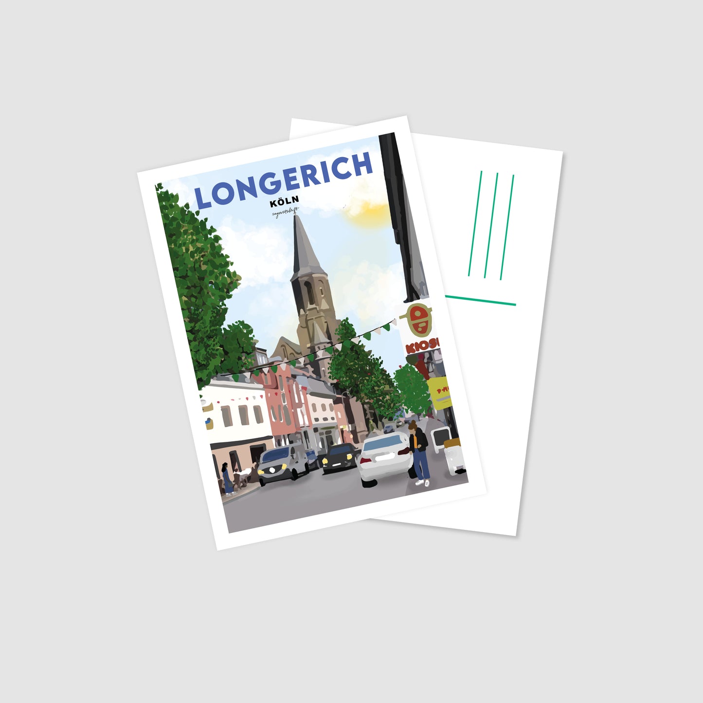 Postkarte Longerich Köln