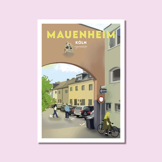 Heimatposter Mauenheim Köln