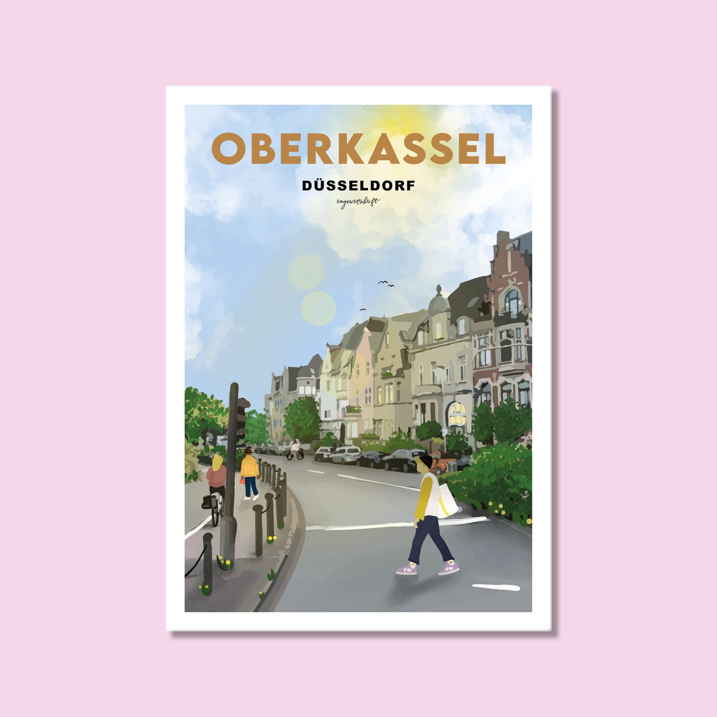 Heimatposter Oberkassel Düsseldorf