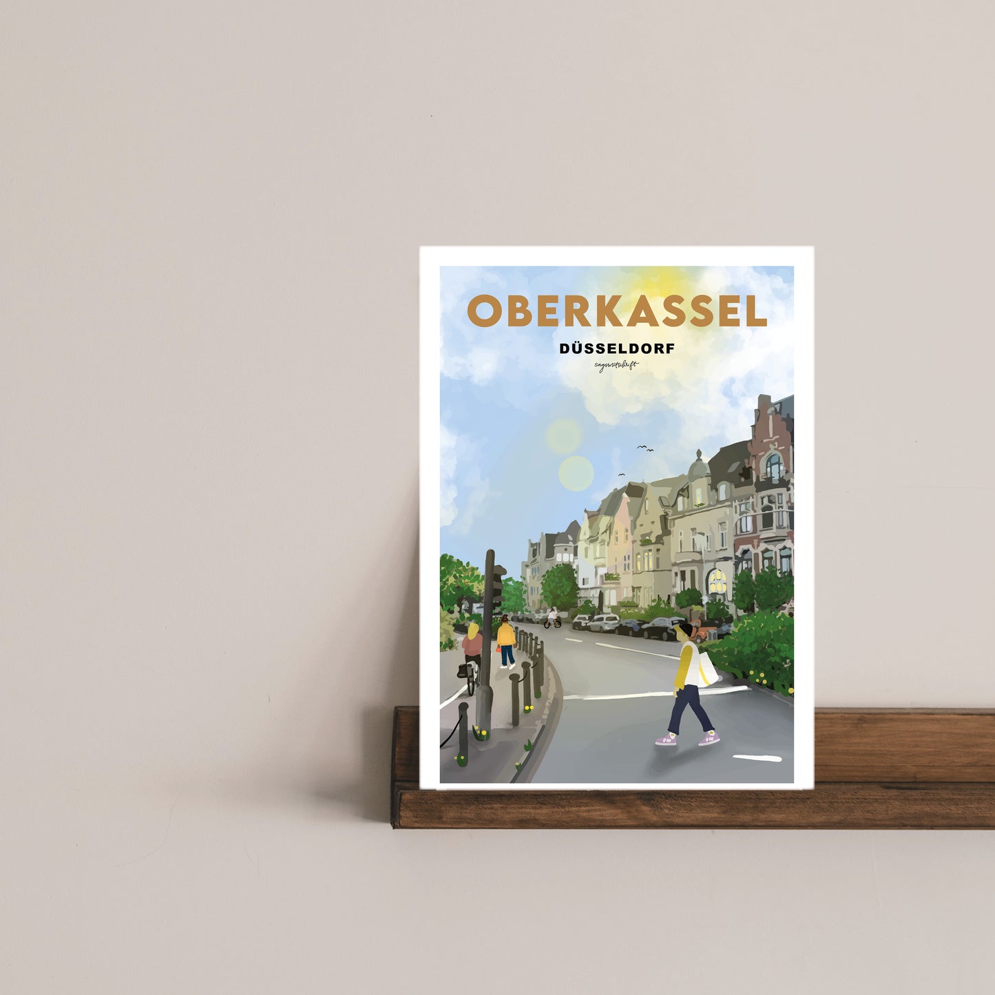 Heimatposter Oberkassel Düsseldorf