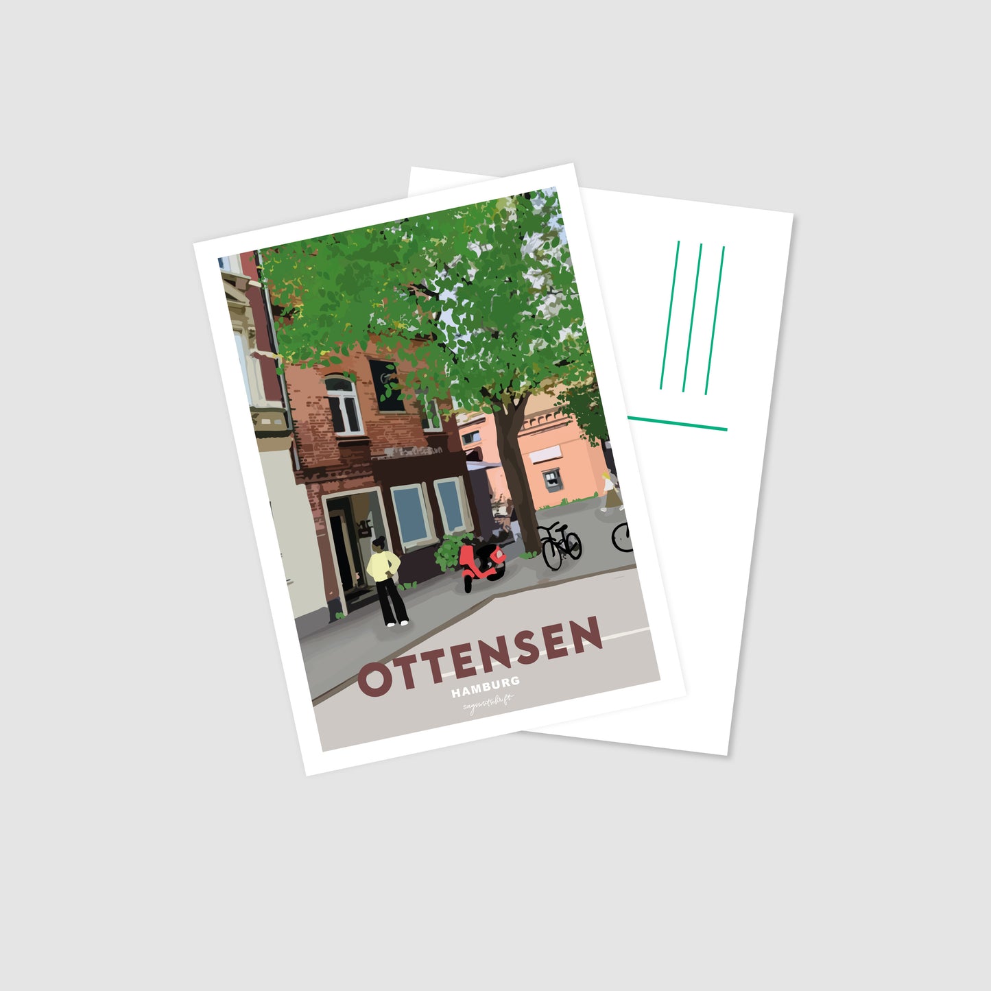 Postkarte Ottensen Hamburg