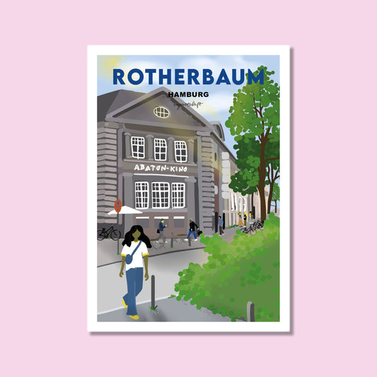 Heimatposter Rotherbaum Hamburg