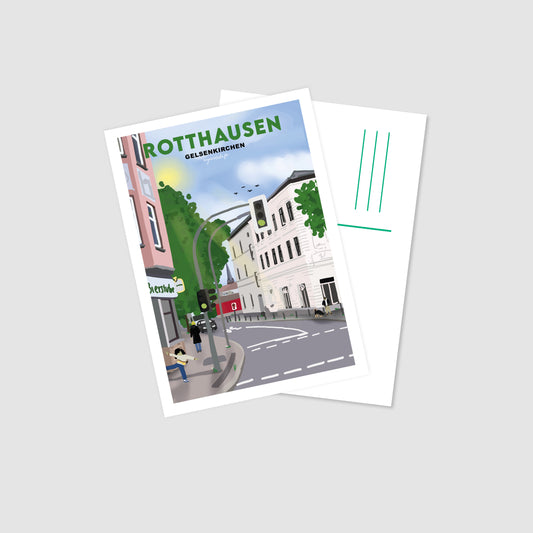 Postkarte Rotthausen Gelsenkirchen