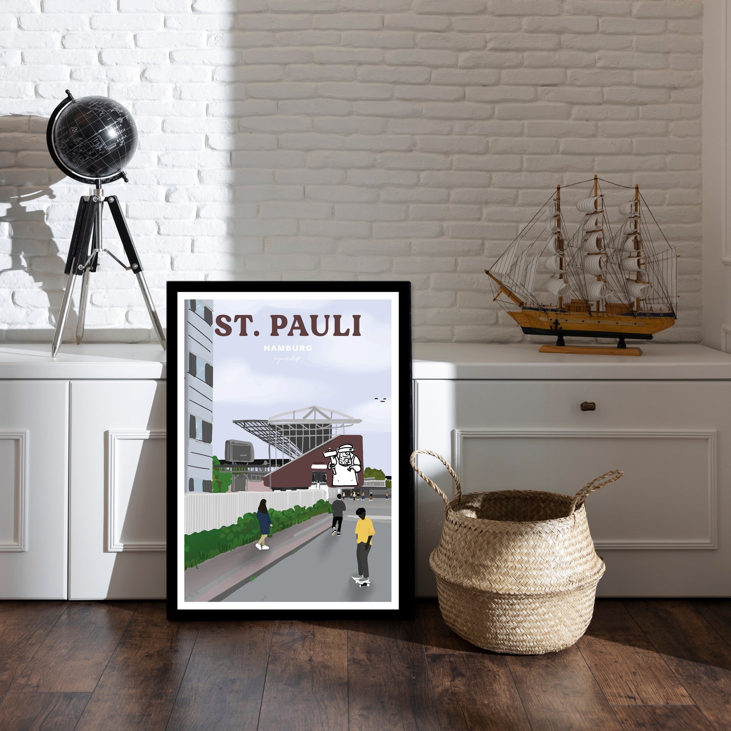 Heimatposter St.Pauli Hamburg