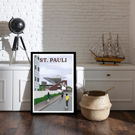 Heimatposter St.Pauli Hamburg