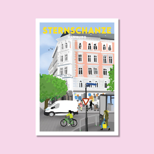 Heimatposter Sternschanze Hamburg