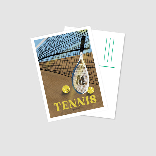 Leidenschaftspostkarte Tennis