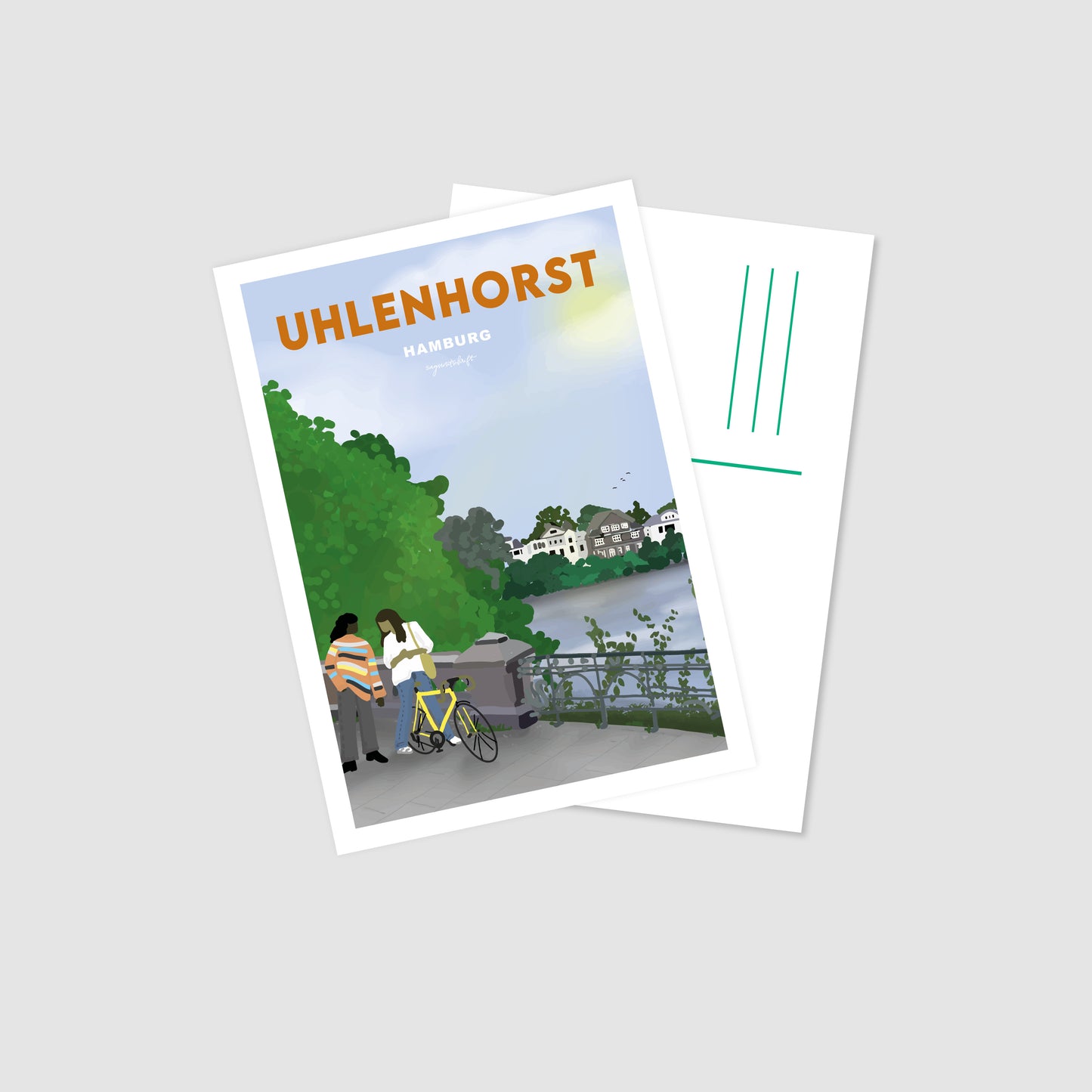 Postkarte Uhlenhorst Hamburg