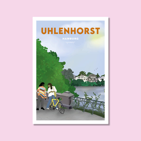 Heimatposter Uhlenhorst Hamburg