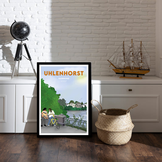 Heimatposter Uhlenhorst Hamburg