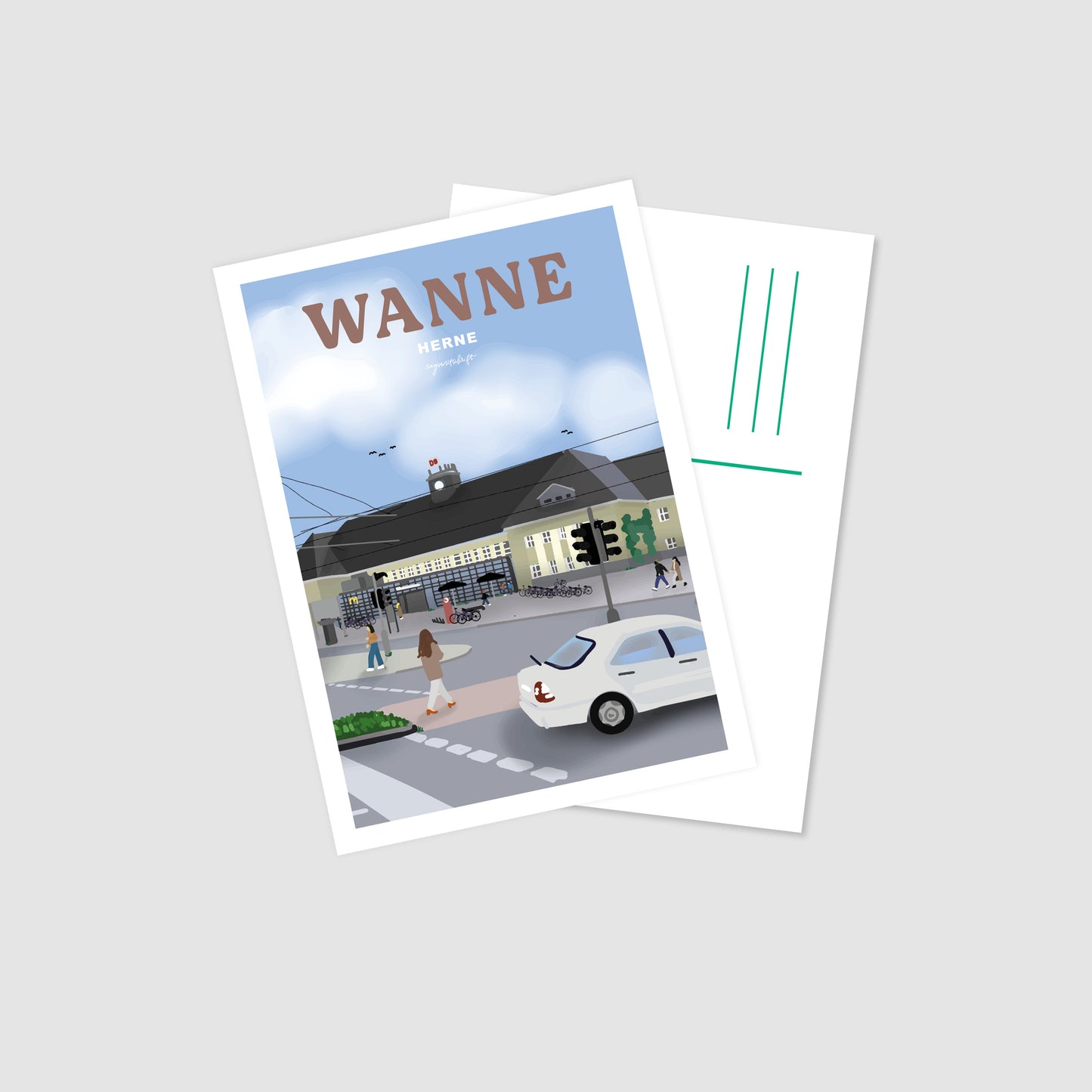 Postkarte Wanne Herne