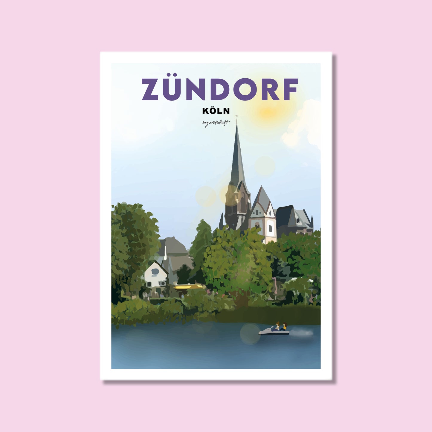 Heimatposter Zündorf Köln