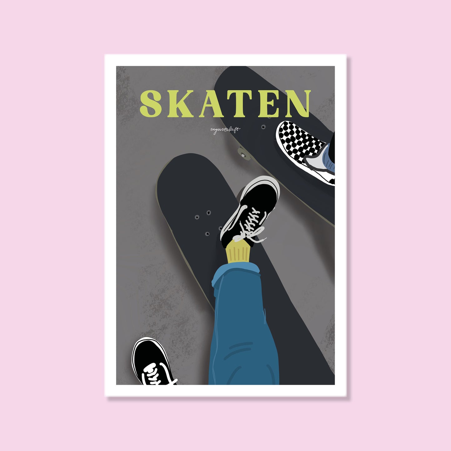 Leidenschaftsposter Skaten