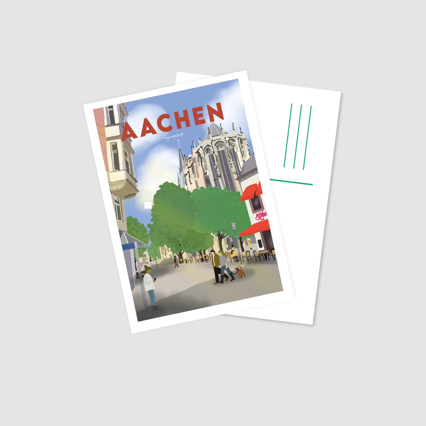 Postkarte Aachen