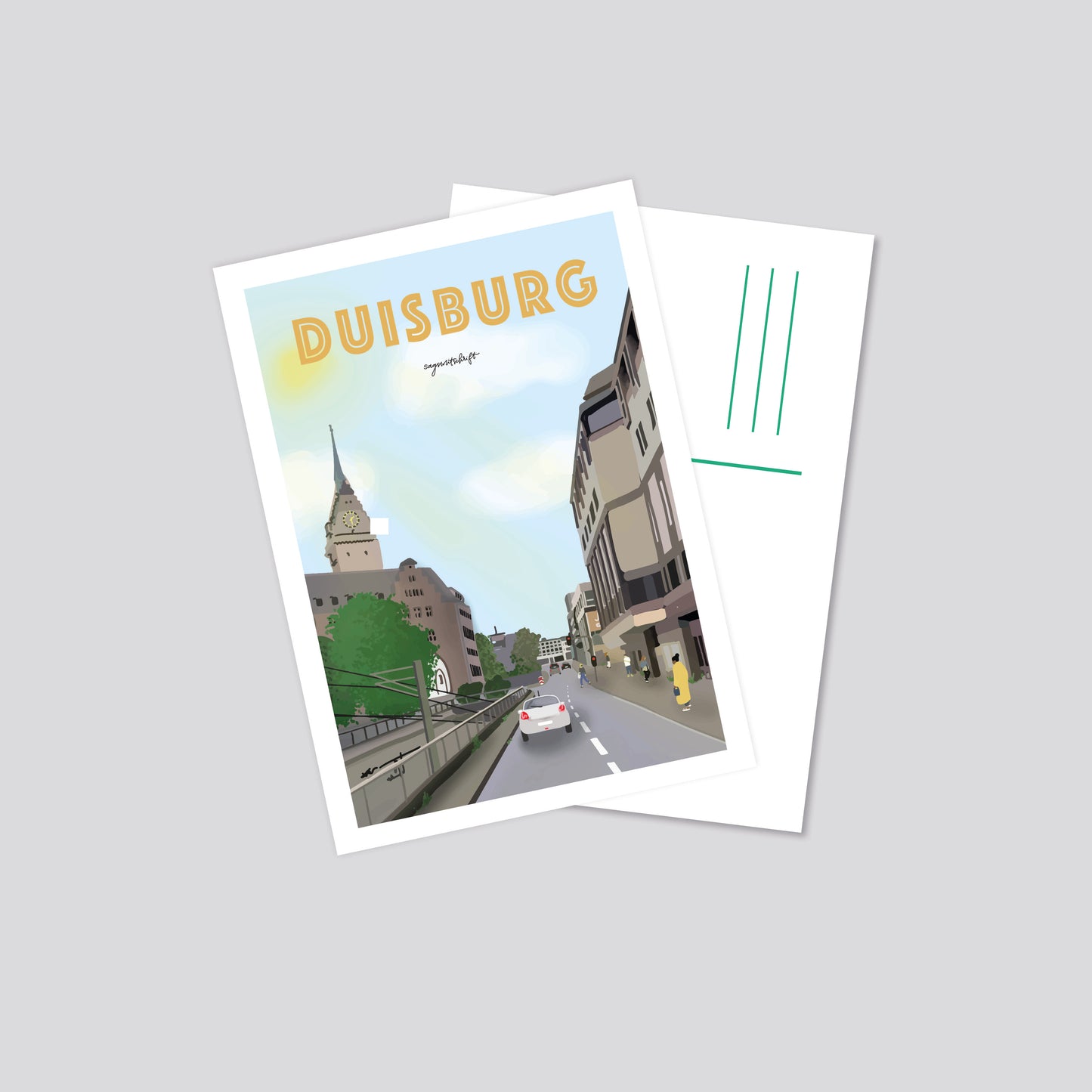 Postkarte Duisburg