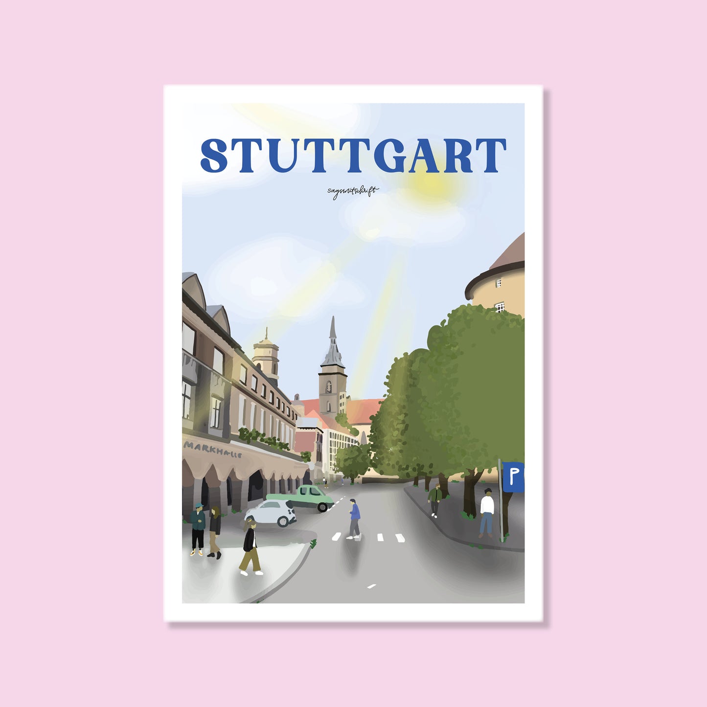 Heimatposter Stuttgart