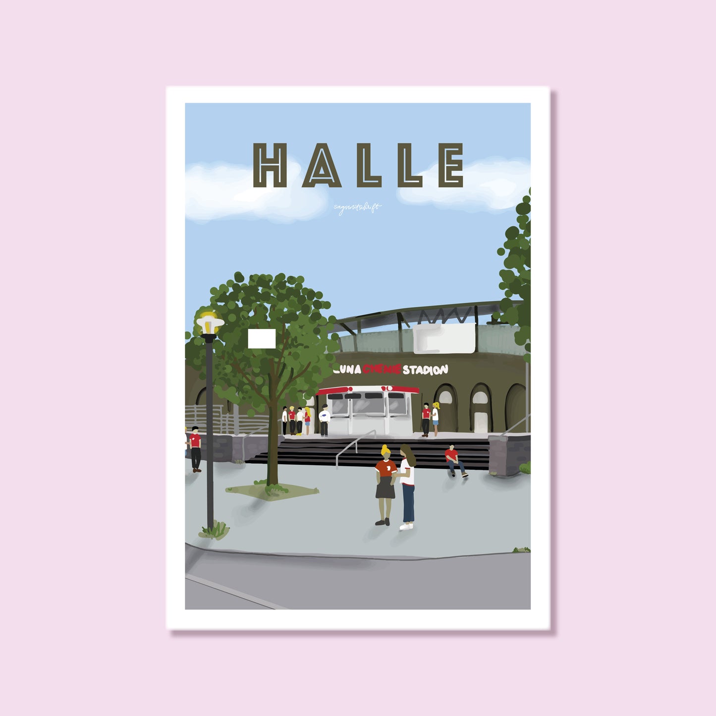 Heimatposter Halle
