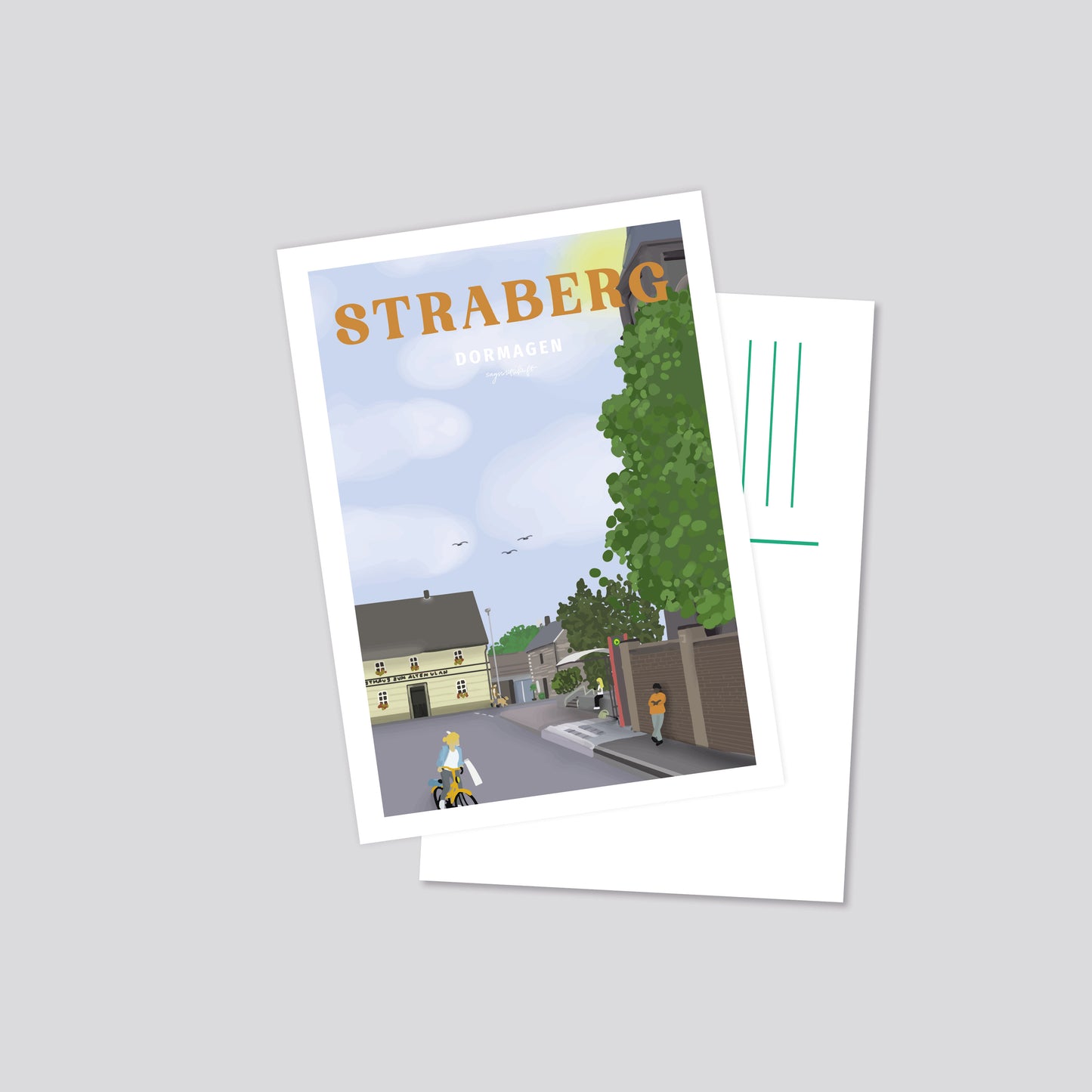 Postkarte Straberg Dormagen