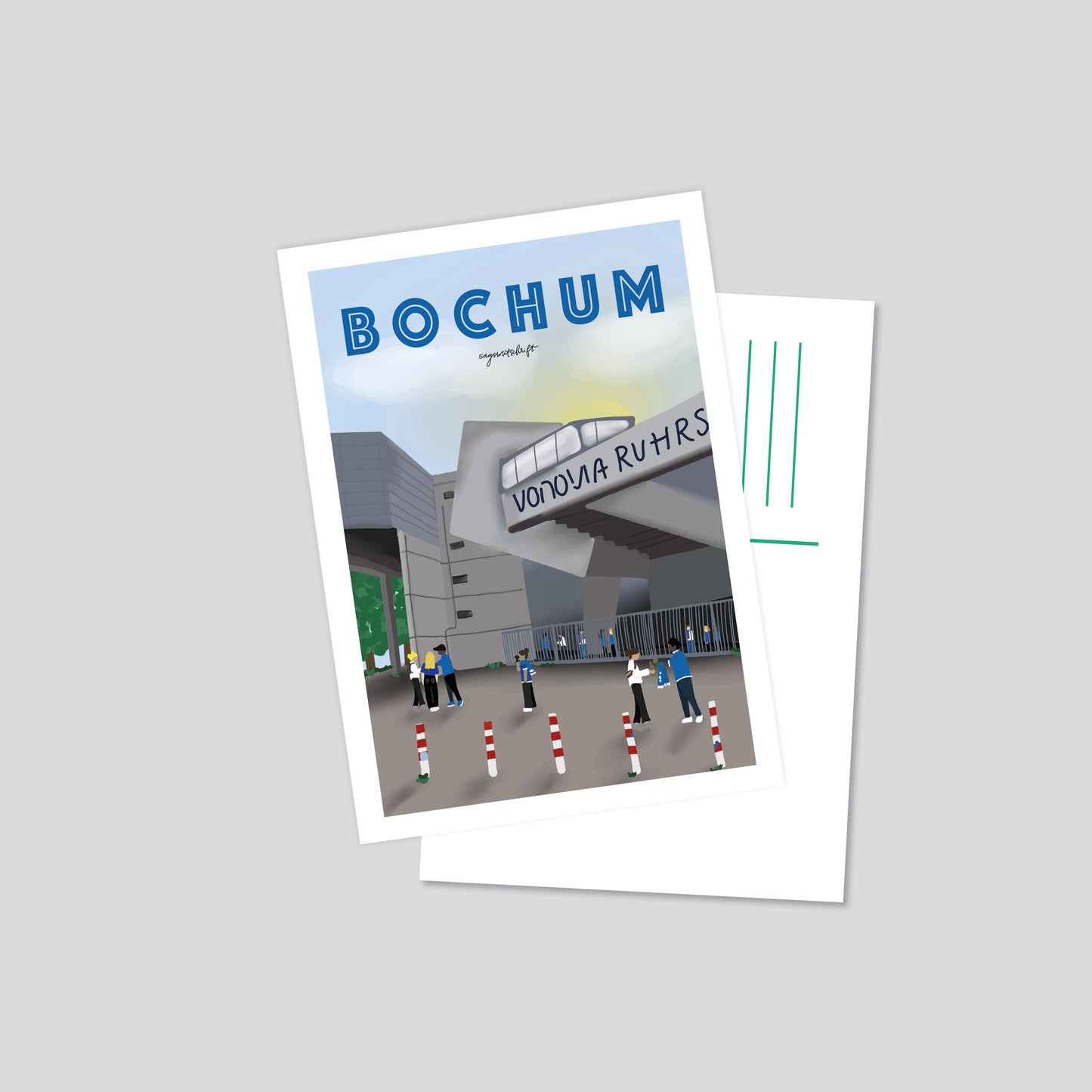 Postkarte Bochum Stadion