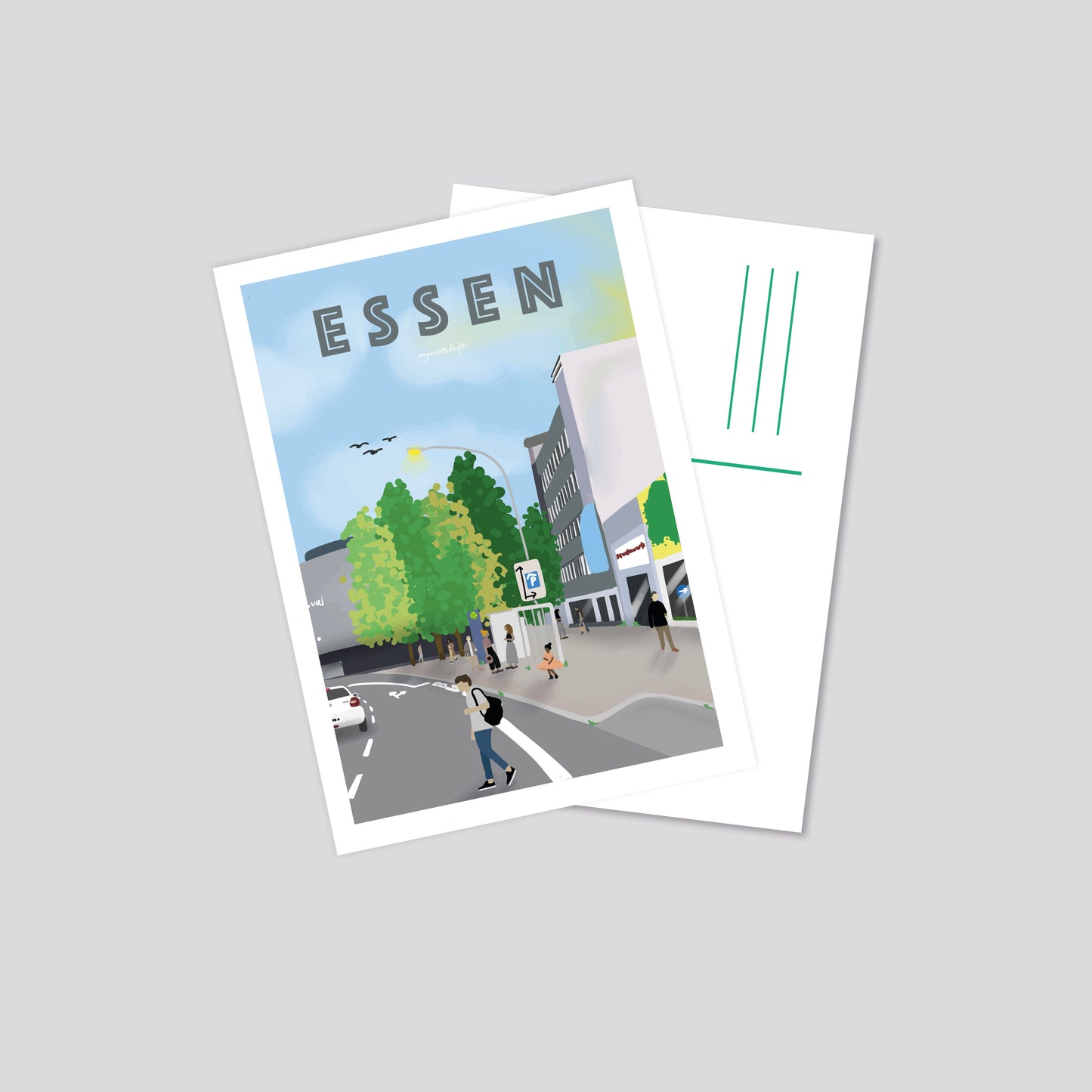 Postkarte Essen